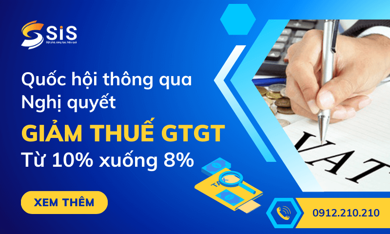 Quốc hội thông qua Nghị quyết: Tiếp tục Giảm thuế GTGT xuống 8% năm 2023